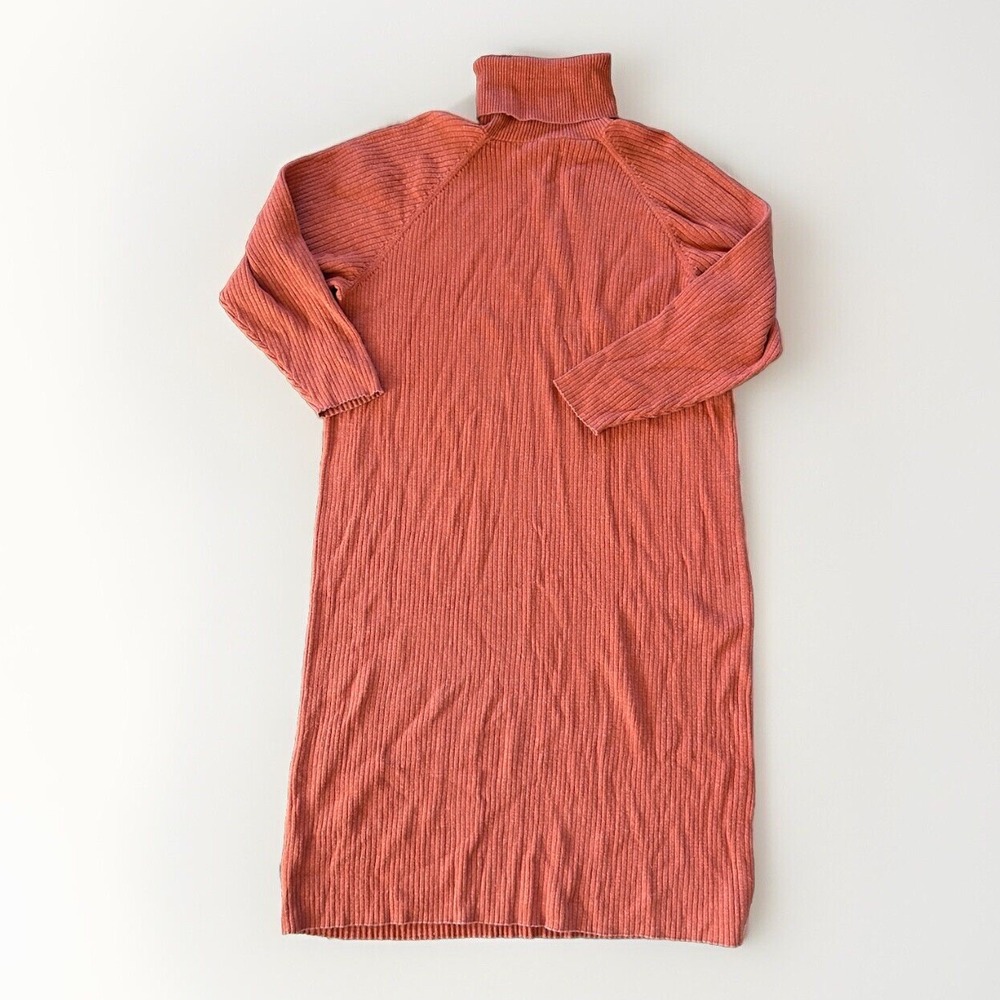 Free People Beach Catalina Sweater Midi Dress L‎ Oversized Turtleneck